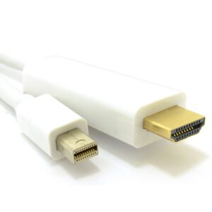 Mini DisplayPort/Thunderbolt to HDMI Cable Mac to TV Video+Audio