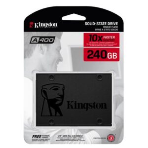 Kingston A400 (SA400S37/240G) 240GB, 2.5 Inch SSD, SATA 3 Interface, Read 500MB/s, Write 350MB/s