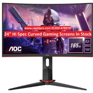 AOC 24 - Curved Gaming Screen 23.6 AOC C24G2UBK 23.6 inch