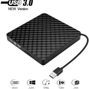 Portable USB 3.0 DVD CD RW Writer Burner Player