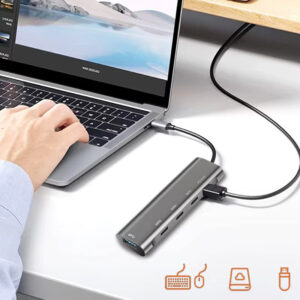 TYPE C USB HUB 1 TO 3 PLUS POWER