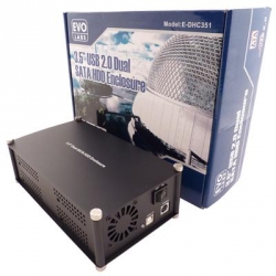DUAL SATA USB 2.0 3.5