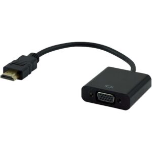 HDMI to VGA Cable (M/F) , Supports 1080p, HDCPAval