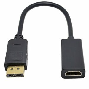 DisplayPort Male Plug to HDMI Female Socket Convertor Adapter 15cm