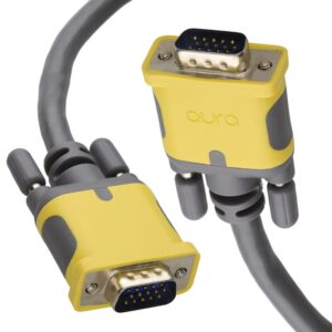 HQ SVGA 15 Pin Male Fully Shielded Robust PC Monitor Lead 26AWG Cable 2m