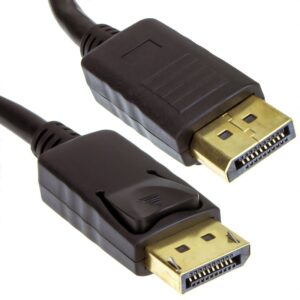DisplayPort HQ Locking Video for TV Monitor PC Laptop Cable 3m