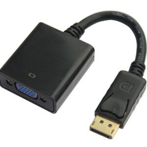 Display Port Male to VGA Female Cable Adapter