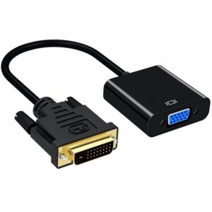 DVI-D to VGA HD 24+1 25 Pin Male to 15 Pin Female