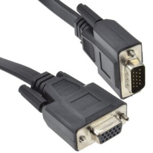 15 Pin VGA Cable Male Plug to Female Socket Extension Cable 2m