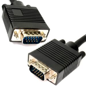 SVGA PC Monitor Cable 15 Pin Male to Male VGA Lead 10m