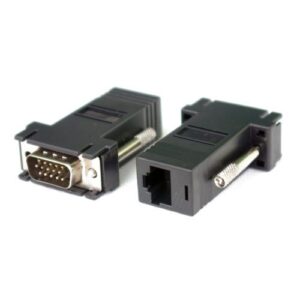 2X VGA Video Extender via CAT5 CAT6 RJ45