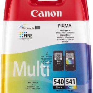 Genuine Canon Ink Cartridges PG-540/CL-541 Twin Pack