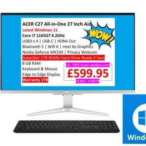 ACER C27 1655 i7 1165G7 8gb 1TB