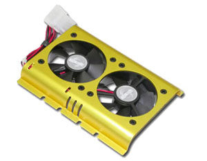 HARD DRIVE COOLER, DUAL FAN