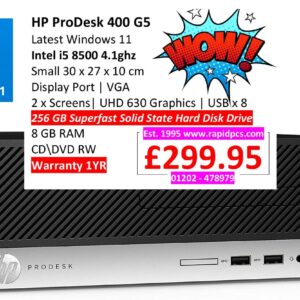 HP ProDesk 400 G5 i5 8500U 8gb 256gb