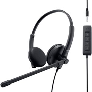 Dell WH1022 Stereo Headset, Black
