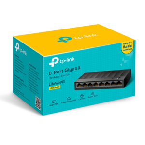 TP-Link LS1008G LiteWave 8-Port Unmanaged Desktop Gigabit Switch