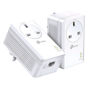 TP-Link TL-PA7017P KIT AV2 1000 Powerline/HomePlug Starter Kit w/ Pass-Through
