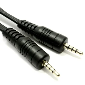 3.5mm 4 Pole Jack Plug to 3.5mm 4 Pole Jack Plug Cable 1.8m