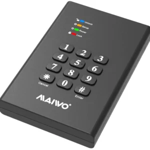 Maiwo K2568KPA USB3.0 2.5" Keypad Encrypted Hard Drive Enclosure