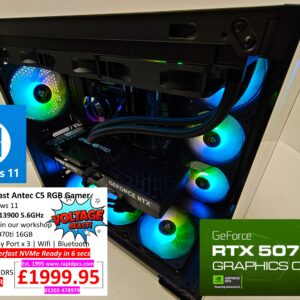 Voltage Beast Antec C5 RGB Gamer i9 13900 32gb 2tb 5070ti