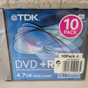 10 x TDK DVD+R 16x 4.7gb