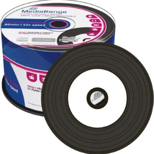 MediaRange MR226 VINYL CDR80 700MB 52x (50) Cake Box ink jet printable