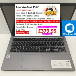 Asus VivoBook X515JAB i5 1035G1 8gb 256gb