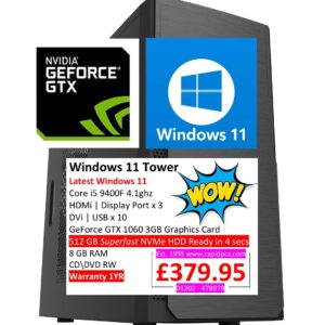 Windows 11 Tower PC