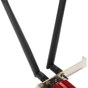 PCIe WiFi Card, AC 1200Mbps Wireless WiFi PCI-E Network Adapter, Bluetooth 4.2, 5GHz/2.4GHz Dual Band PCI Express Internal Network Card, Low-Profile