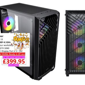 Hellcrack Gamer i5 9400F 16gb 480gb GTX1060
