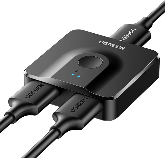 UGREEN HDMI Switch 4K@60Hz, Bi-directional HDMI Splitter 2 In 1 Out, hdmi Switcher