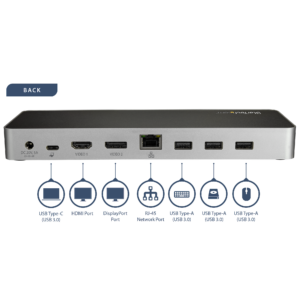StarTech DK30CHDPPDUE Dual Monitor Docking Station