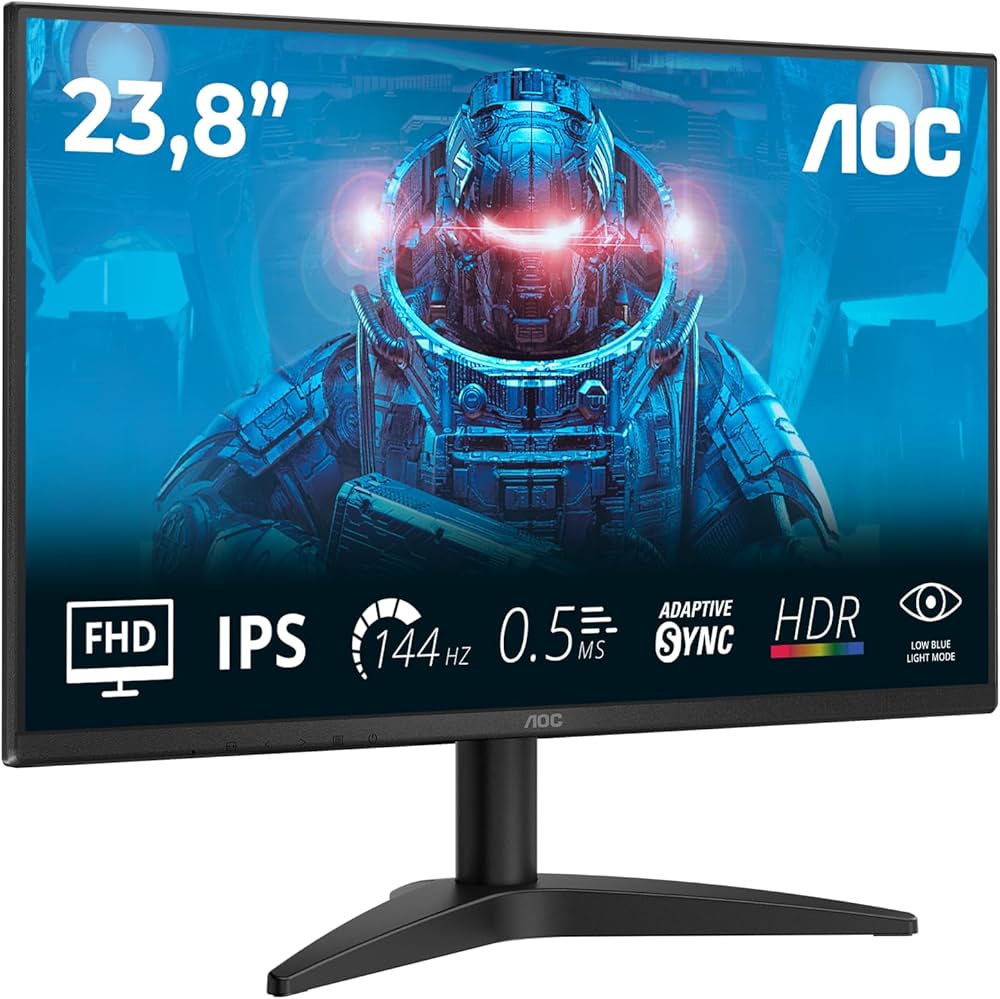 AOC 24B36X 23.8" IPS LED Black Monitor (1920x1080/0.5ms/HDMI/DisplayPort)